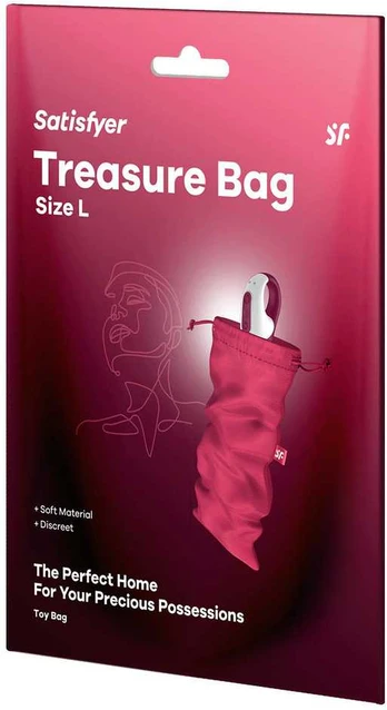 SATISFYER TREASURE BAG L Rožinis