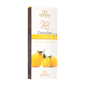 Sicilietiškas juodasis šokoladas AL LIMONE