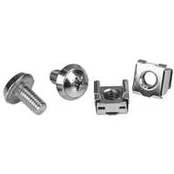 StarTech SCREWS + CAGE NUTS M6/20 PACK OF M6 SCREWS + M6 NUTS