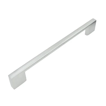 Sidabrinė 160 mm metalinė baldų rankena