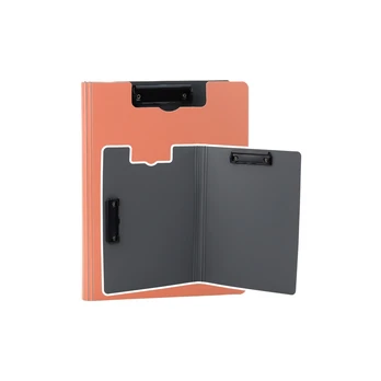 Lean Board with Cover Two Clips A4 Plastic Rožinė