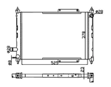 Variklio radiatorius NRF NRF 55326A