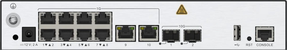 Maršrutizatorius Huawei AC650-128AP | Controller | 10x GE, 2x SFP+. AC DC