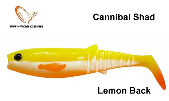 Guminukas Savage Gear Cannibal Lemon Back 15 cm