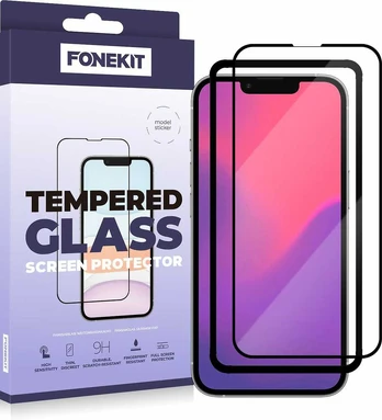 Fonekit Full Cover -panssarilasi, iPhone 16e