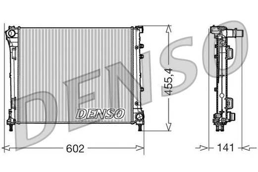 Radiatorius, variklio aušinimas DENSO DRM09160
