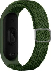 Beline Beline dirželis Mi Band 3/4 Textile žalias/žalias