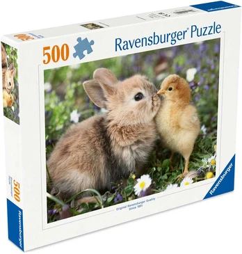Dėlionė Ravensburger Puzzle 500 Pieces: Rabbit And Chick
