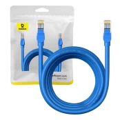 Round Cable Baseus Ethernet RJ45, Cat.6, 5m (blue) kaina