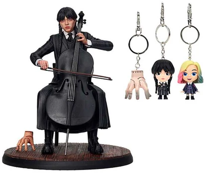 Sd Toys Wednesday figure Wednesday Cello + keychain