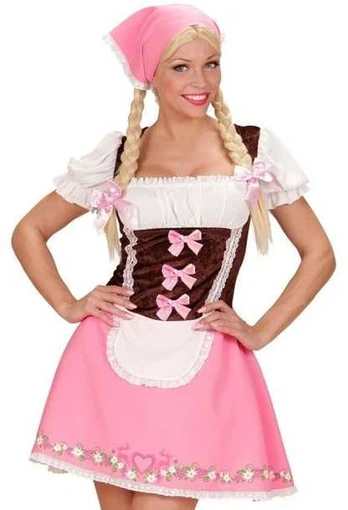 Widmann Tyrolerkjole pink