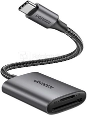 USB-C Card Reader, UGREEN CM401 (Gray) kaina