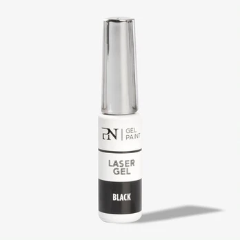 Juodas lazerinis gelis - juodas gelio dažiklis ProNails 8 ml