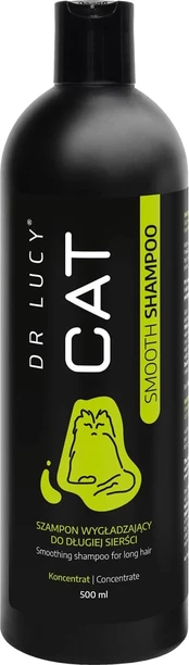 DR LUCY - CAT SMOOTH SHAMPOO 500 ML CONCENTRATED, SMOOTHING SHAMPOO FOR LONG-HAIRED CATS