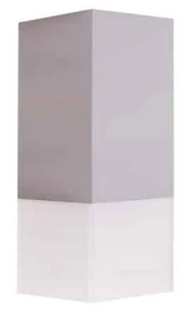 Šviestuvas Su-Ma Cube Max, 20W, E27, IP44, sidabro, 10 cm x 22 cm