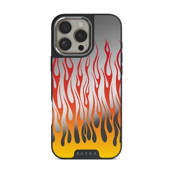 Tribal - iPhone 16 Pro Max Case, Elite Mirror Dark (MagSafe) / Silver