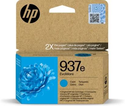 HP 937e EvoMore (4S6W6NE) Rašalinė kasetė, Žydra