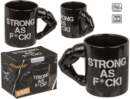 Puodelis "Strong as F*CK"