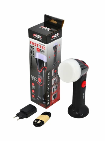 „Awtools Awtools“ juodosios linijos dirbtuvių žibintuvėlis rotto SMD LED LED