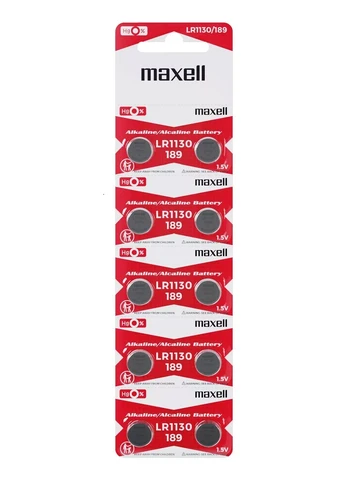 Maxell G10 LR1130 baterijos 10 vnt.