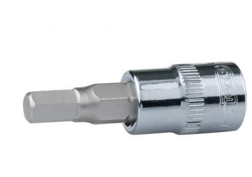 3/8" CHROMEplus Bit socket hexagon, 8mm, KS Tools