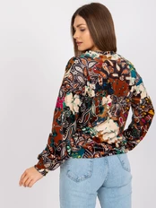 Italy Moda Moteriška ruda laisvalaikio palaidinė kaina