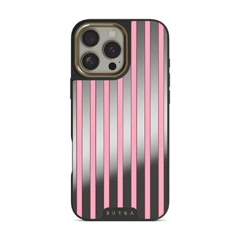 Strawberry Jam - iPhone 16 Pro Case, Elite Mirror (MagSafe) / Gold