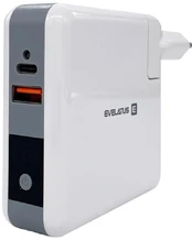 Įkroviklis Evelatus EWC06, Qi/1x USB Type-C, balta, 10 W kaina
