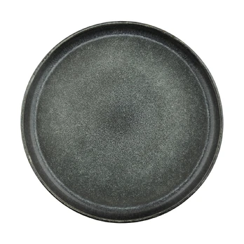 Pietų lėkštė AURORA PURA BLACK, juodos sp., 20 cm