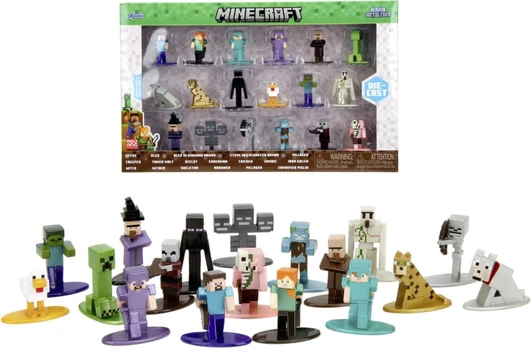 SIMBA JADA Minecraft metal figurki 18pak 584-6314