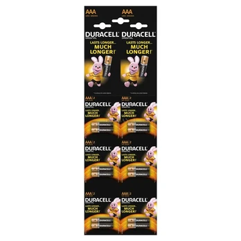 BATAA.ALK.DB12; LR6/AA baterijos 1,5V Duracell BASIC serijos Alkaline MN1500 HBDC pakuotėje 12 vnt.