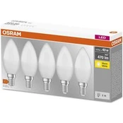 OSRAM Base Classic B LED žvakinė lempa E14 4,9W 5er