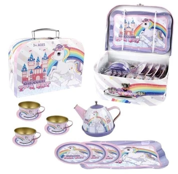 Magni - Tea set in suitcase, with unicorn ( 3905 )