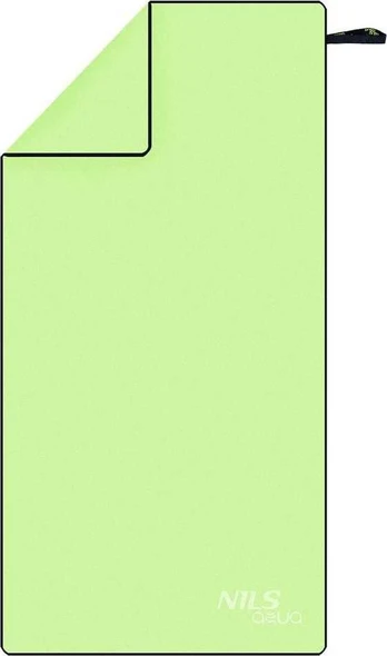 NAR11 GREEN MICROFIBRE TOWEL 140x70 cm NILS AQUA