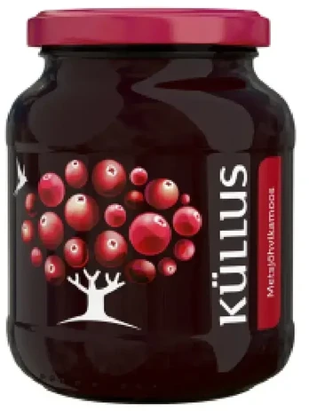 Meža dzērveņu ievārījums KULLUS, ar ogām, 400g