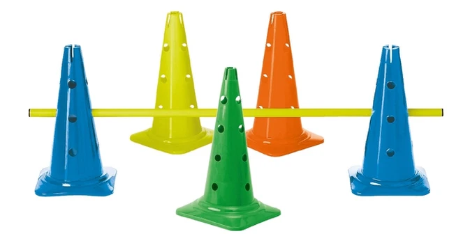 TREMBLAY 40 cm Yellow Estafečių kūgis