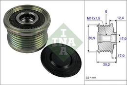 INA 535 0247 10 Freewheel alternator pulley