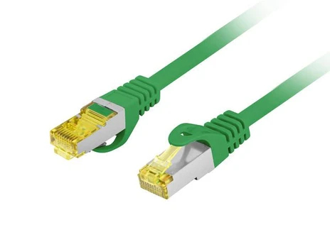 PATCHCORD KAT.6A S/FTP LSZH CU 1M Žalias FLUKE PASSED LANBERG