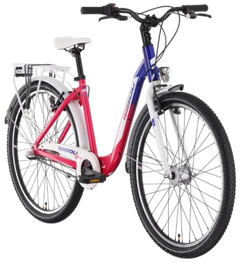 Dviratis Tabou Queen 27.5 Plus pink-baltas