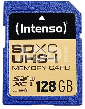 Intenso SDXC Card 128GB Class 10 UHS-I