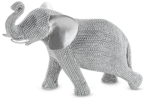 Dekoratyvinė figūrėlė Eldo Elephant, sidabro, 24 cm x 12 cm x 19 cm