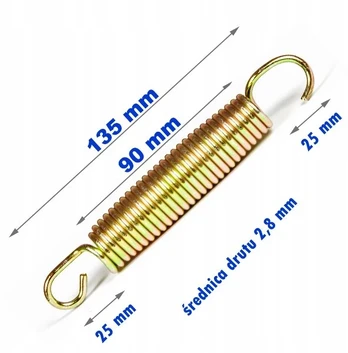Spyruoklės batutams 135mm Sapphire!