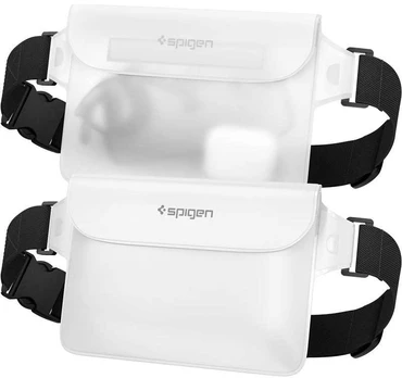 Spigen Aqua Shield WaterProof Waist Bag A620 2 Pack, snow baltas