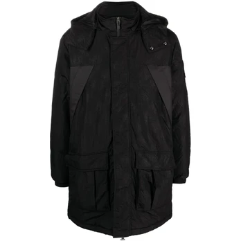 Pūkinis paltas vyrams, Juoda, Caban coat
