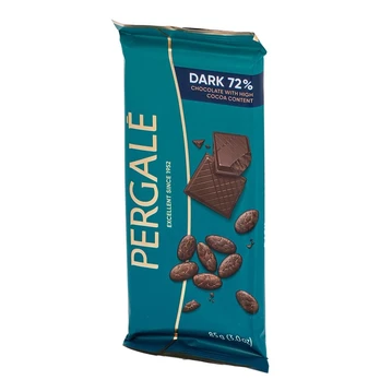 Juodasis 72% šokoladas PERGALĖ, 85 g