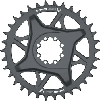 Priekinis dantratis SRAM GX Eagle T-Type D1 Direct Mount 3mm offset 34T pilkas