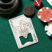Joker Playing Card Bottle Opener kaina