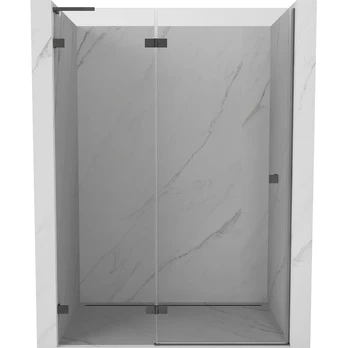 Dušo durys Mexen Lunar L Left, 135 cm x 200 cm, sidabro