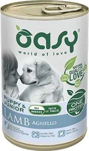 Oasy One Protein Puppy & Junior M/L ėriena 400gr