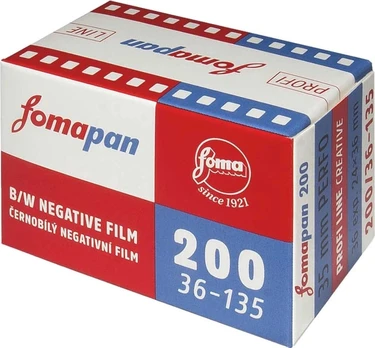 Fomapan 200 135-36 supakuotas į "RETRO PAN-Box"